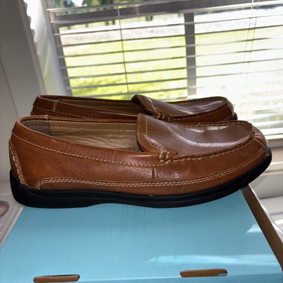 Dockers Brown Leather Loafers - Picture 6 of 13